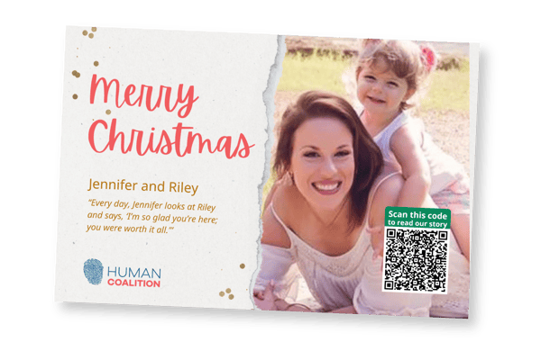 Human Coalition Pro-Life Christmas Card